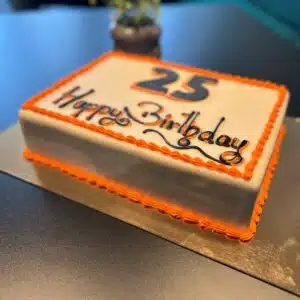 Geburtstagskuchen zum 25 Geburtstag