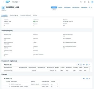 SAP Job Scheduling