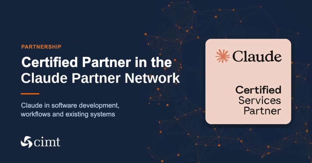 cimt is a Certified Partner in the Claude Partner Network